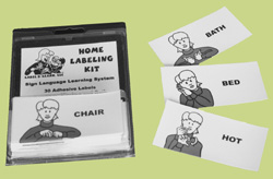 photo of wholesale sign language labels